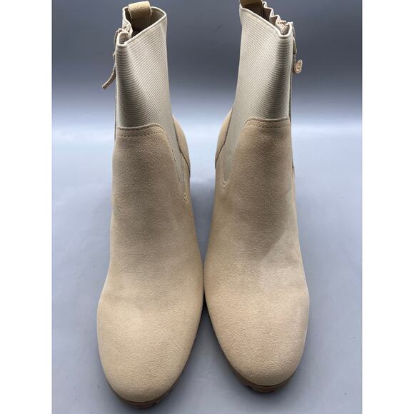 Violet & Red Loaded Knit Cuff Bootie – Tan – 10 – NWOB - Picture 4 of 8